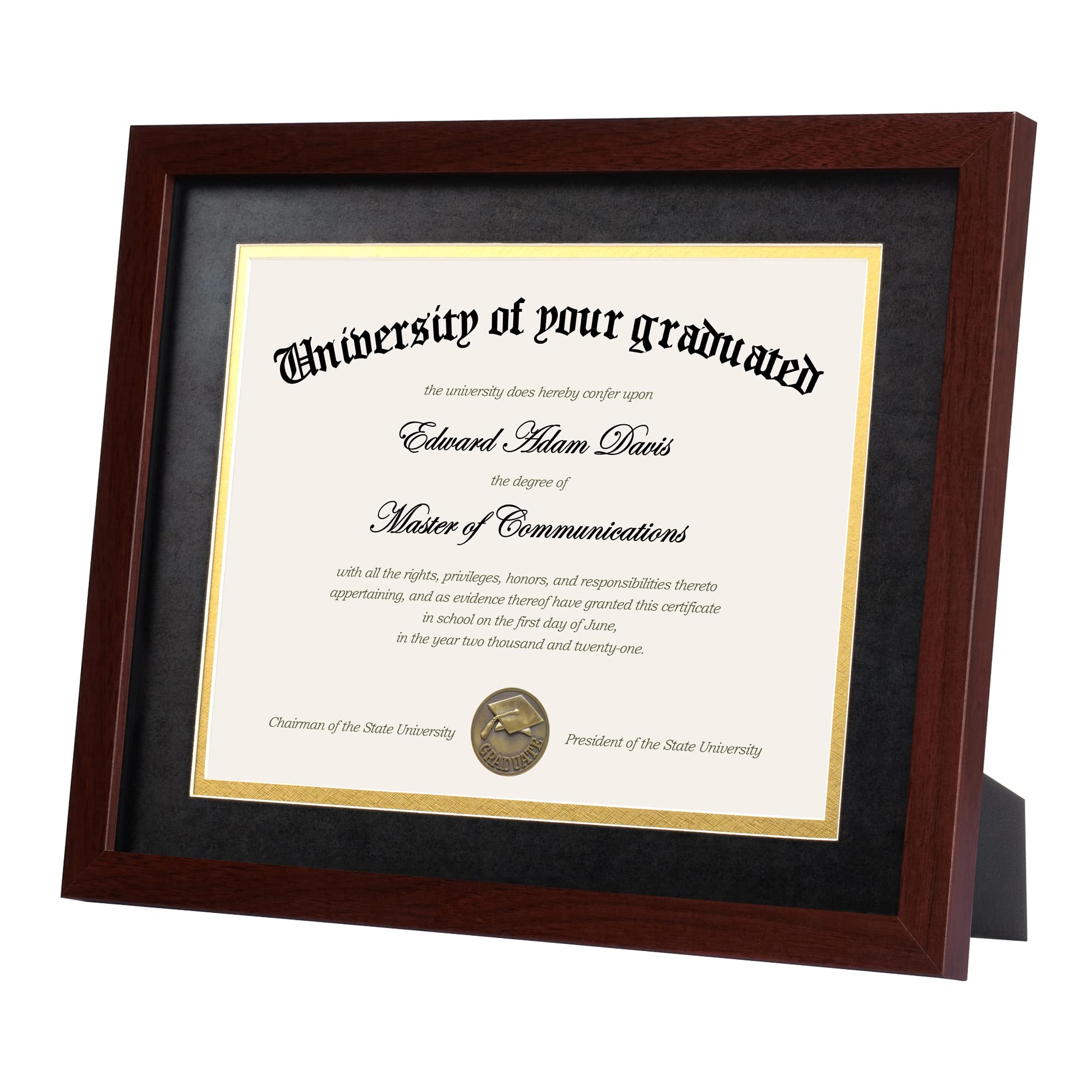 Upsimples 11x14 frame without mat shows edge-to-edge visibility.