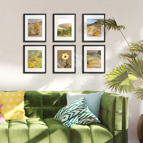 upsimples 11x14 frame with mat designed for 8x10 photos.