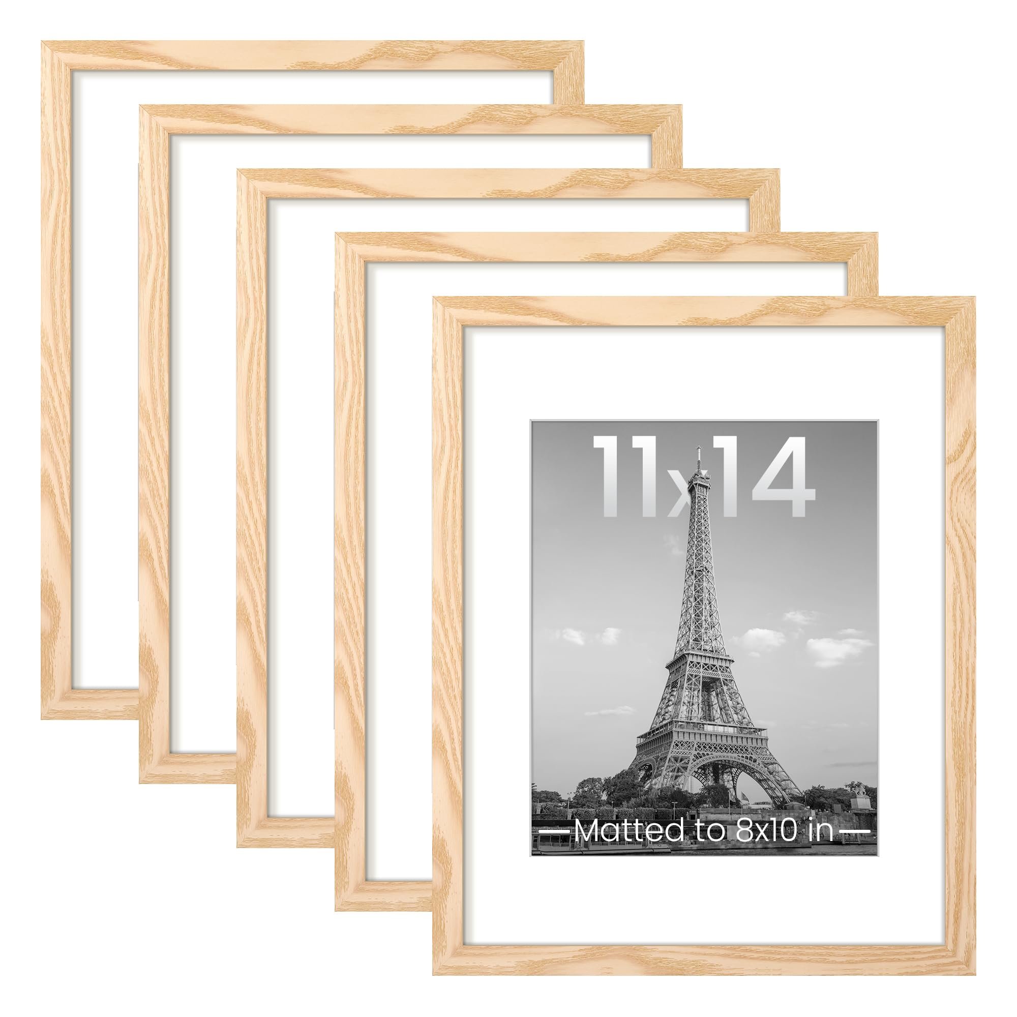Upsimples 11x14 picture frame set on a wall gallery for easy display of memories.