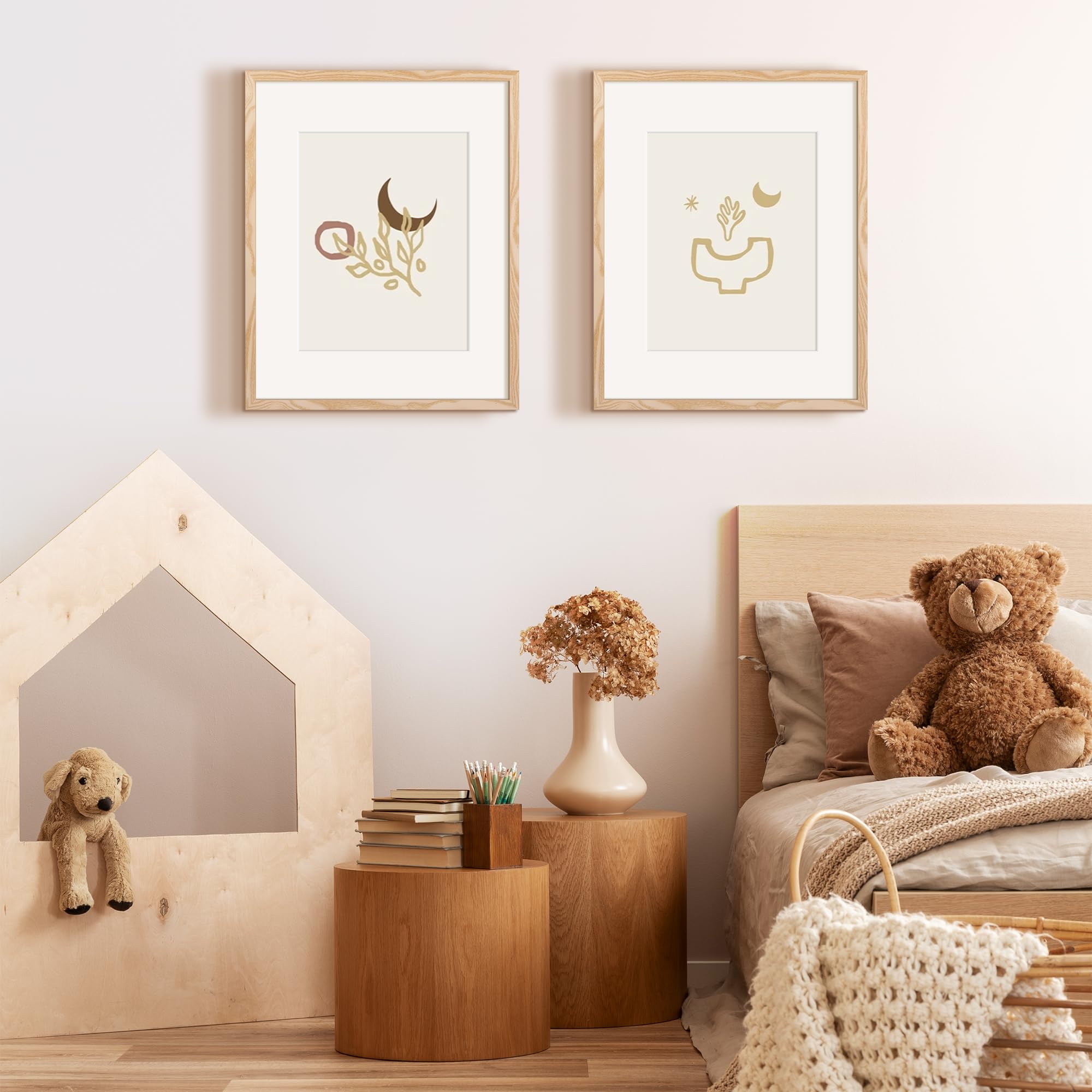 upsimples 11x14 with mat inside frame ideal for photo collage