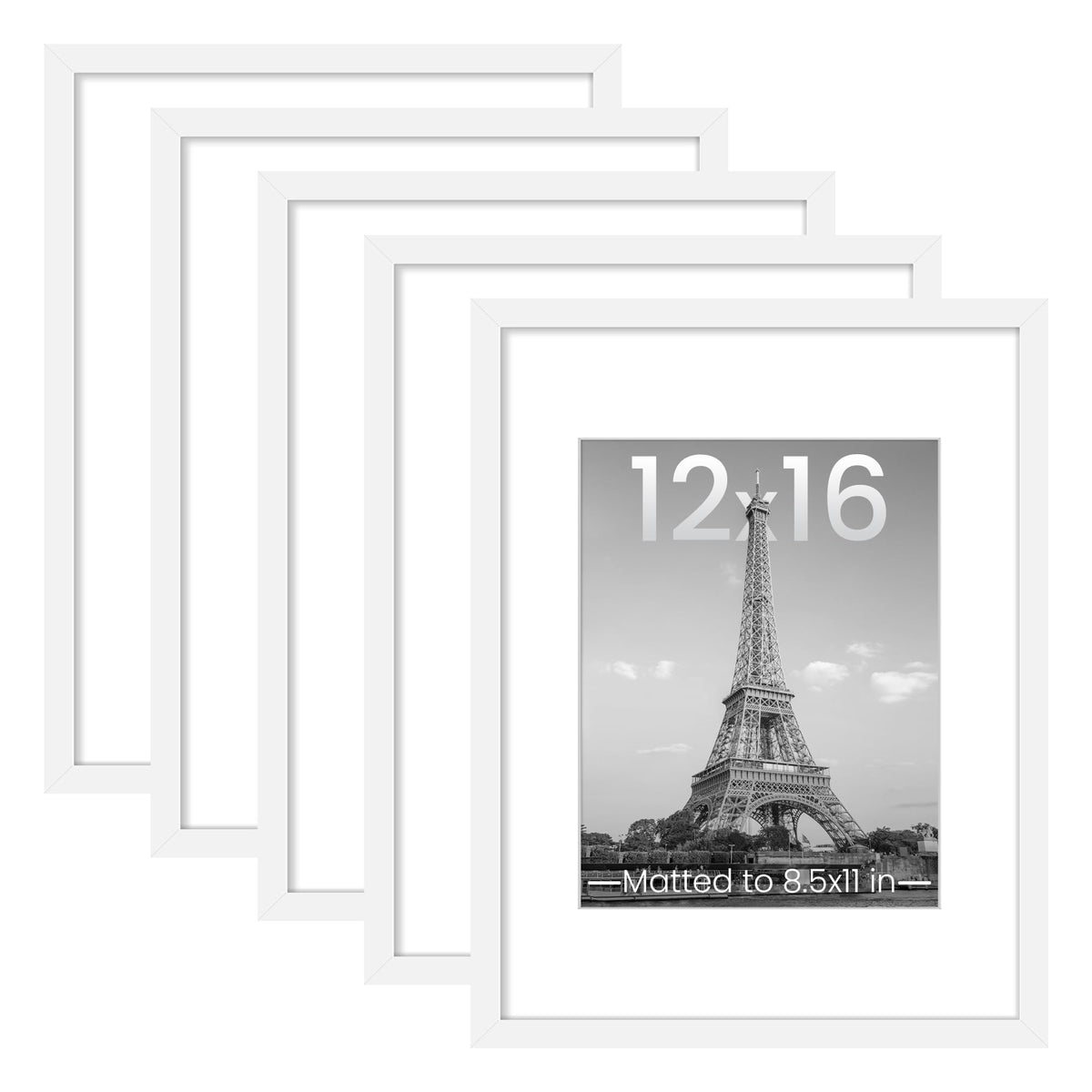 Upsimples 12x16 frame set arranged on wall for a cohesive gallery