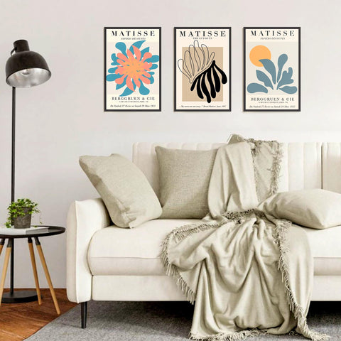 Upsimples 12x18 black picture frame three-pack horizontal mounting option for wall arrangements