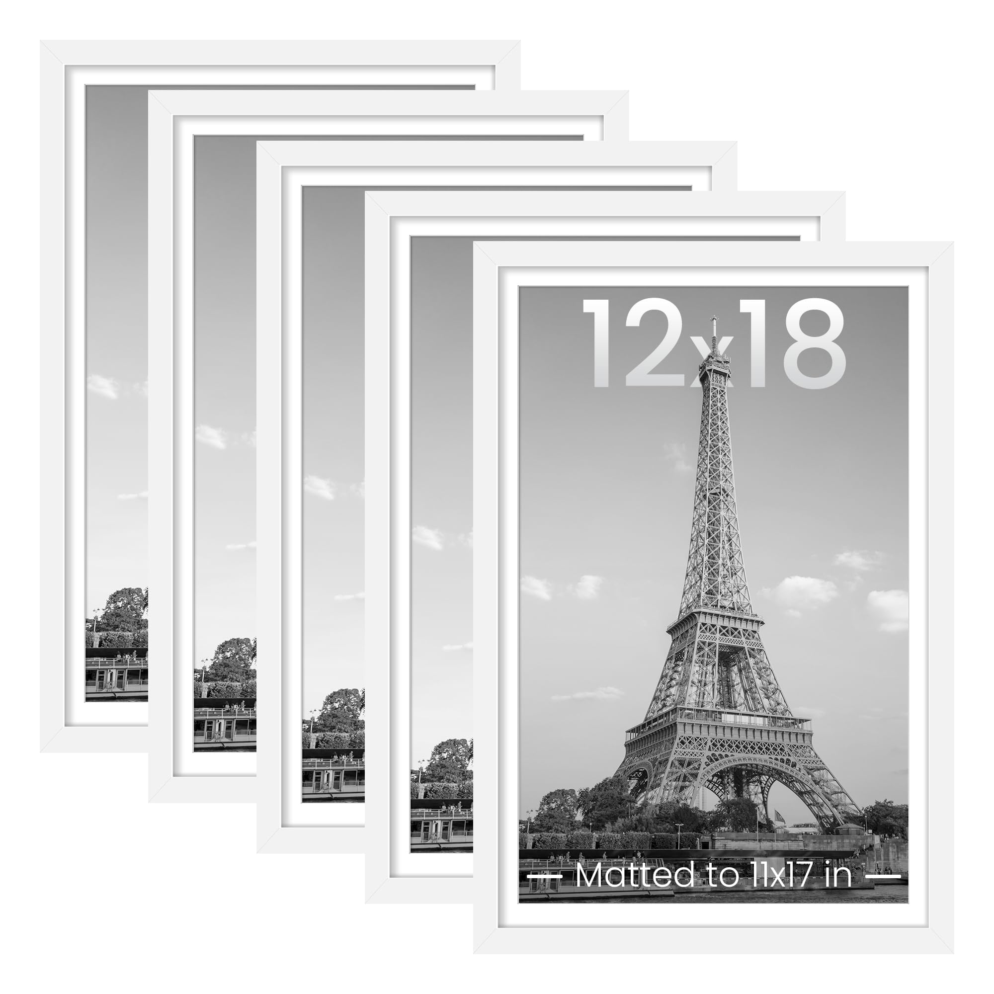 Upsimples 12x18 frame set front view for gallery-ready walls