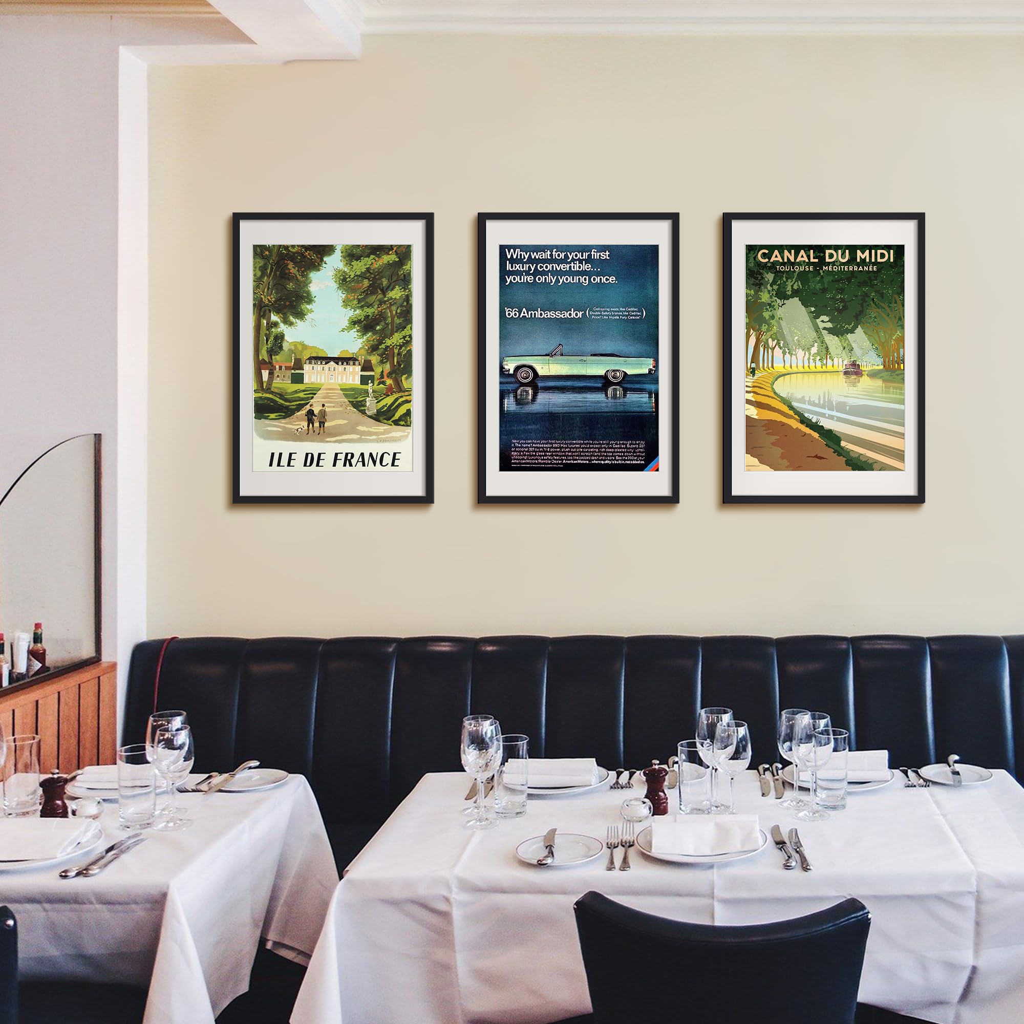 upsimples 14x20 frame with mat displays photos neatly