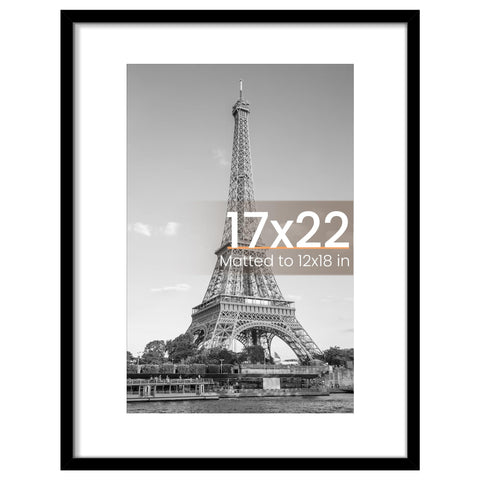 Upsimples 17x22 frame front view for a clean poster display.