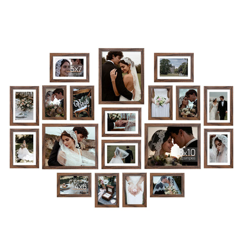 upsimples 19 pack collage frame 8x10 – ideal for a wall gallery of memories