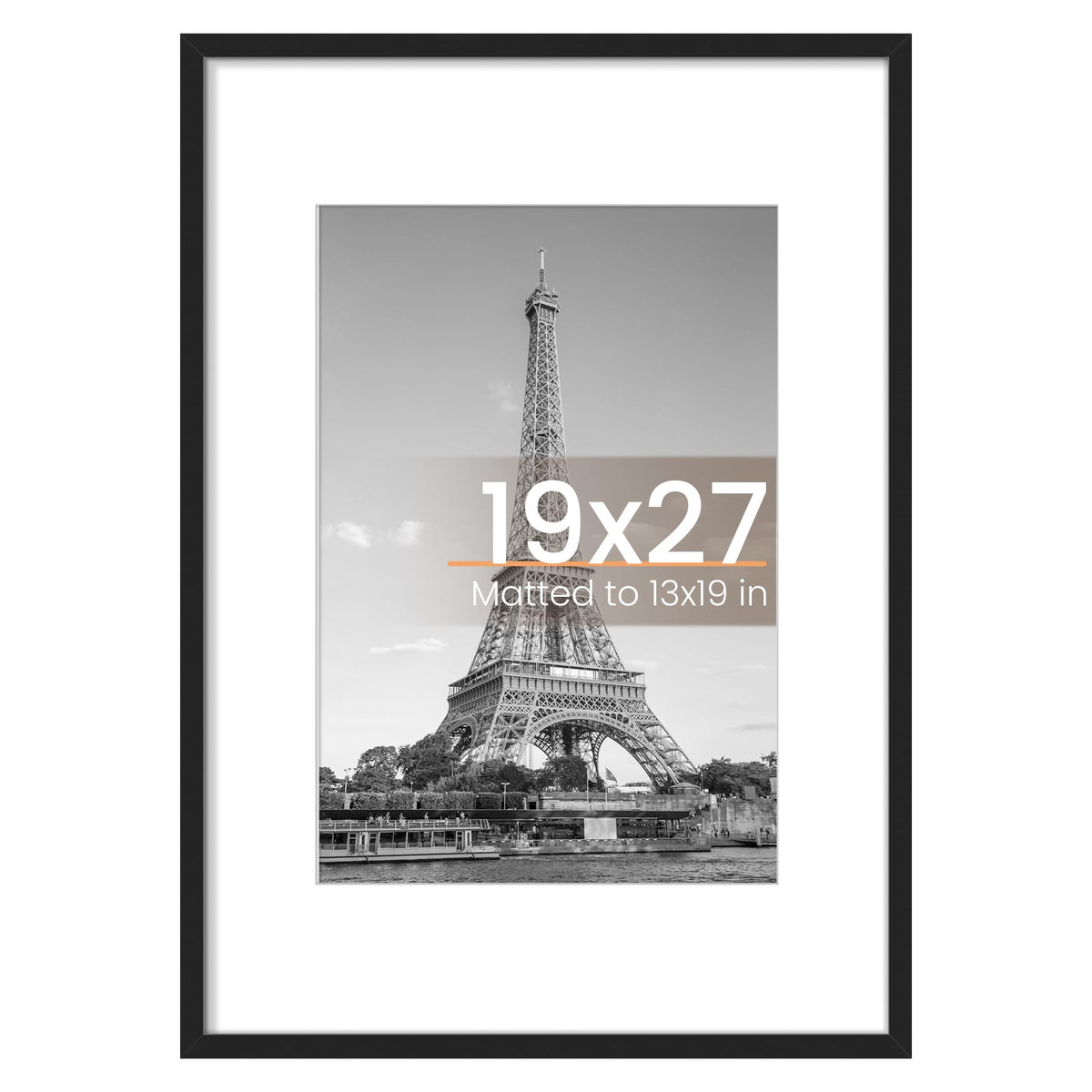 upsimples 19x27 poster frame overview with crisp black finish for home or office display