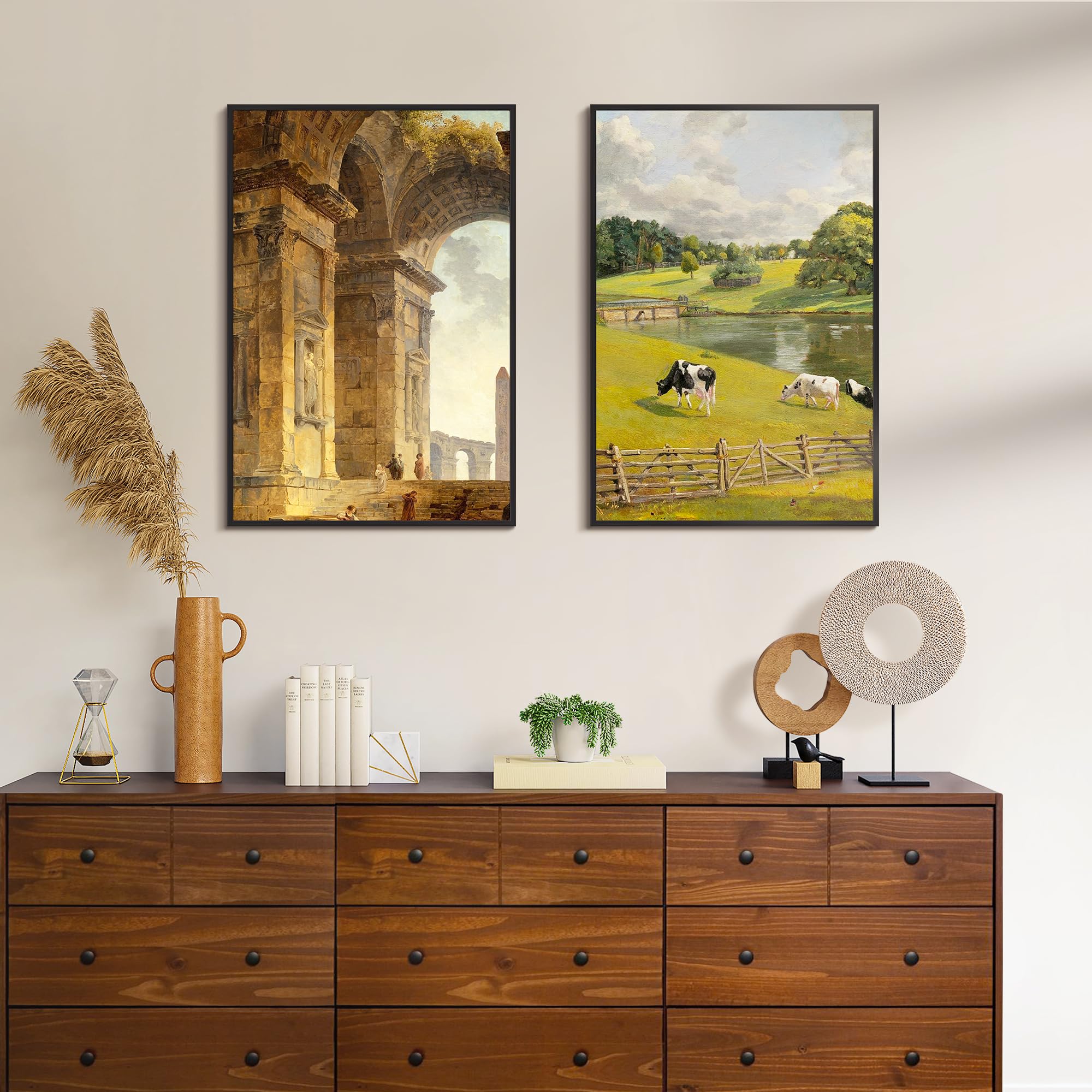 upsimples 20x30 black frame side view shows slim, durable profile