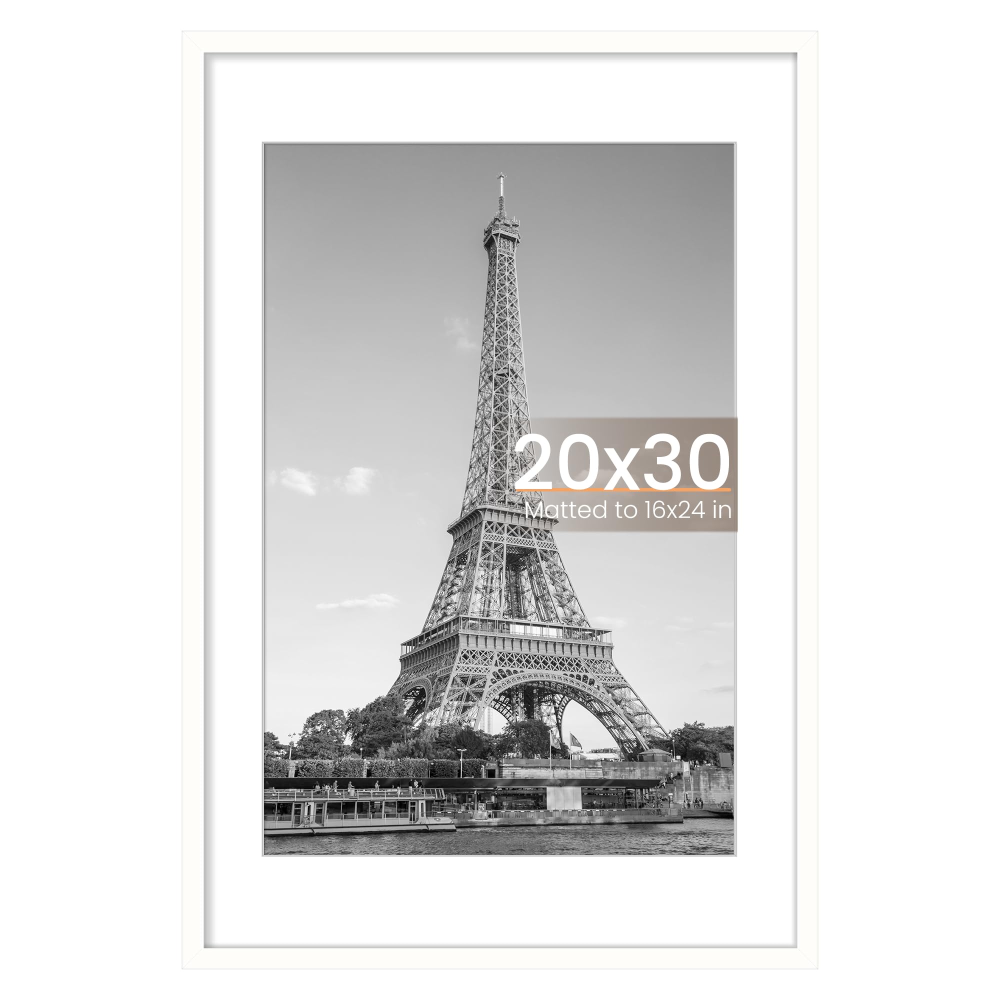 upsimples 20x30 poster frame front view, sturdy build for clear display