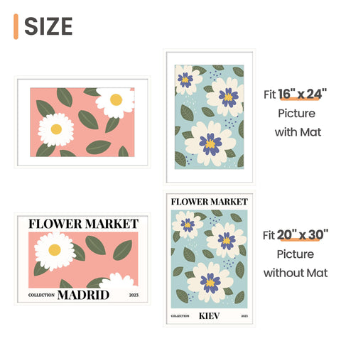 upsimples 20x30 frame hanging orientation for versatile wall placement