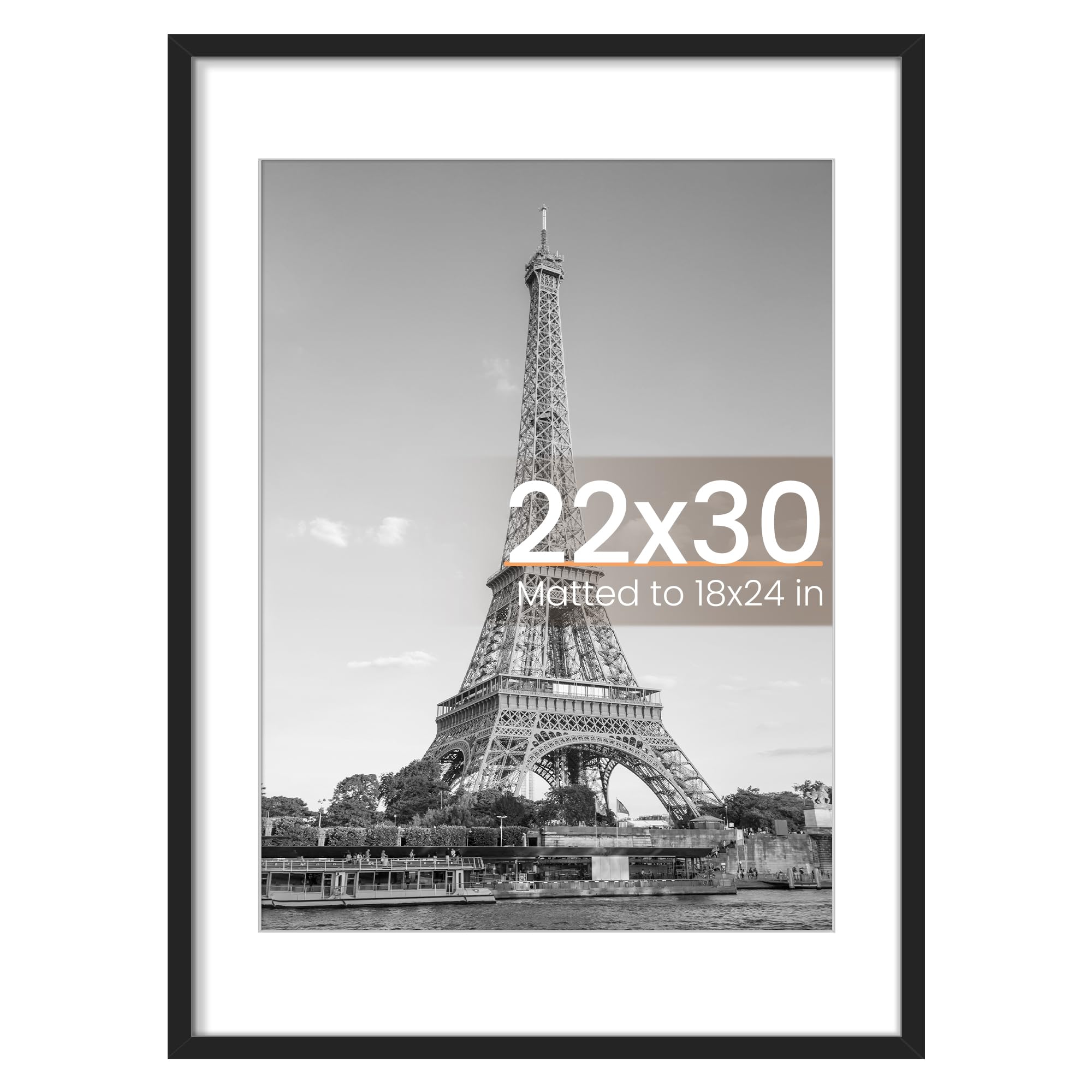 Upsimples 22x30 frame front view highlighting sturdy build and clear viewing window.