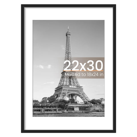 Upsimples 22x30 frame front view highlighting sturdy build and clear viewing window.