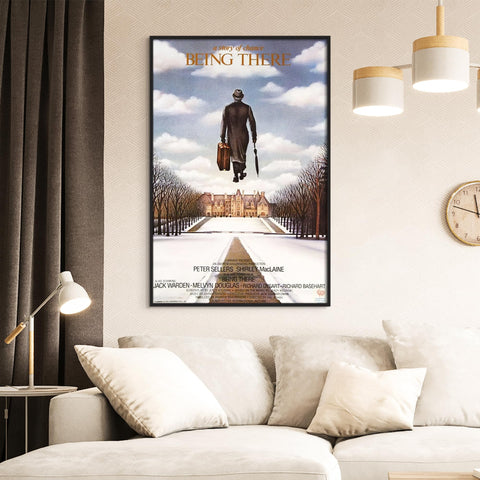 Upsimples 24x36 black frame side view highlights lightweight, durable build for walls.