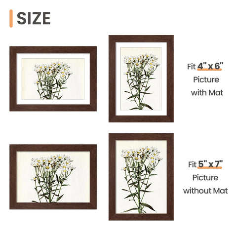 upsimples 5x7 frame on tabletop display in a home setting