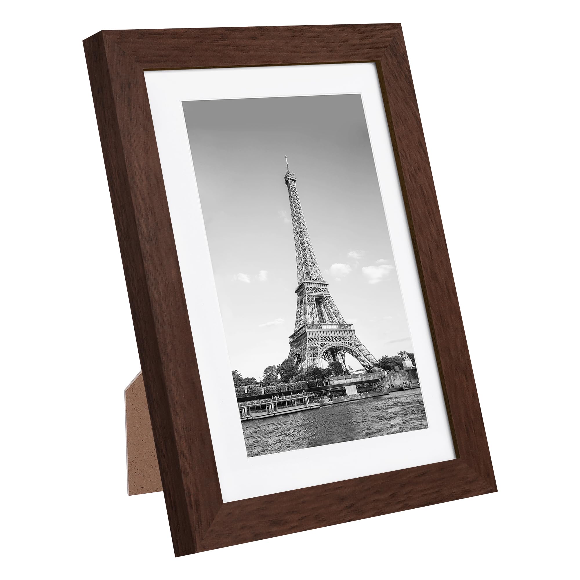 upsimples 5x7 frame with mat for 4x6 photos and secure grip
