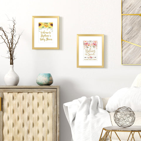 upsimples 8x10 frame set with mat option for 5x7 photos