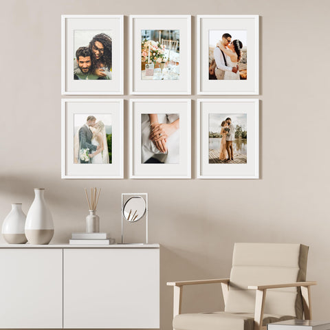 Upsimples 8.5x11 photos with mat fit for display