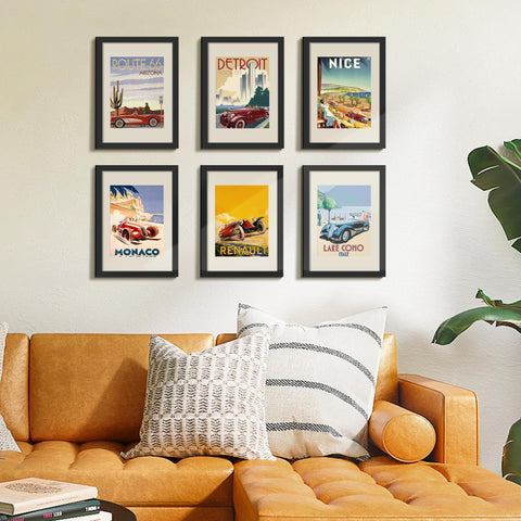 upsimples A3 frame set 5 collage display without mat for clean, modern look