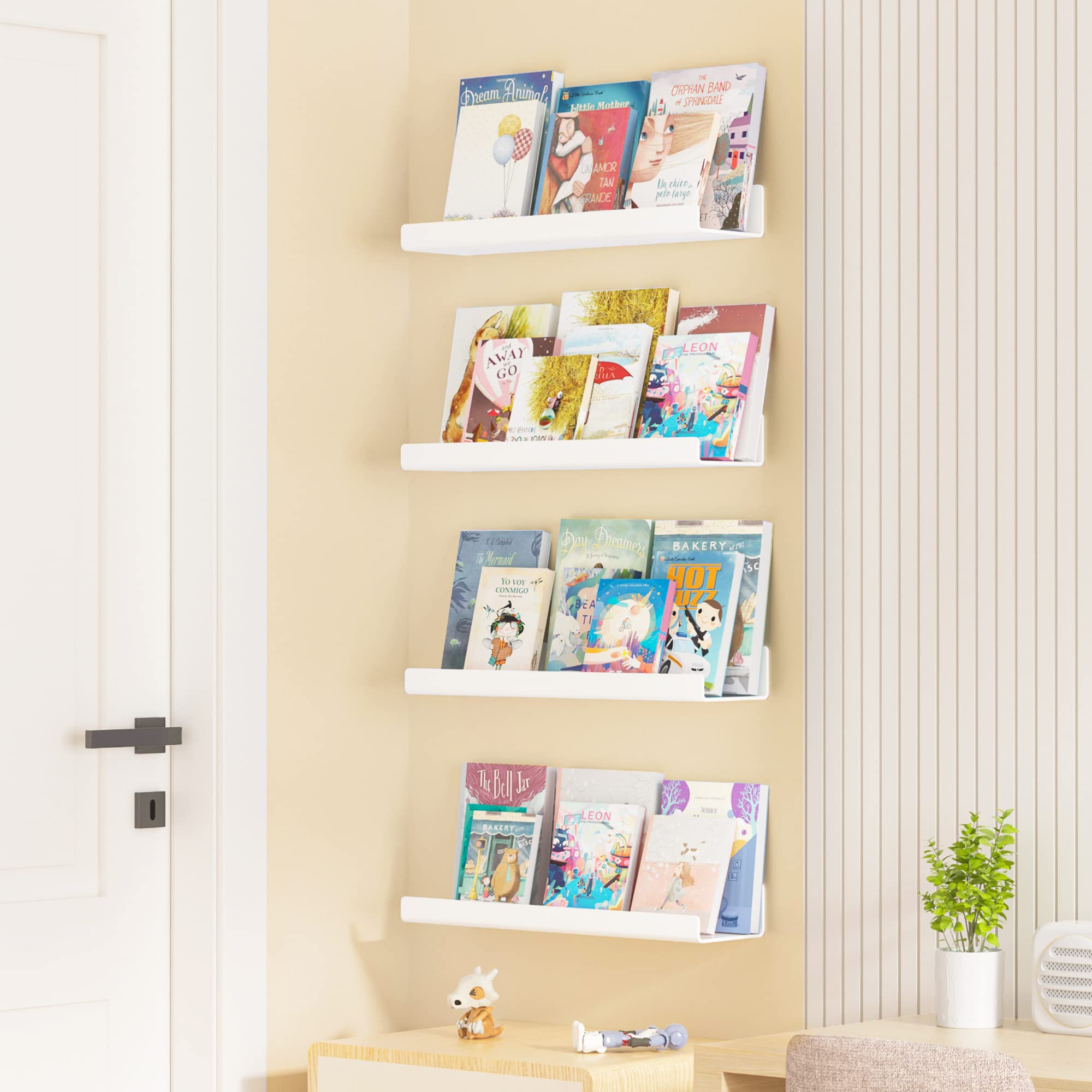 upsimples acrylic floating shelves install easily with pre drilled holes