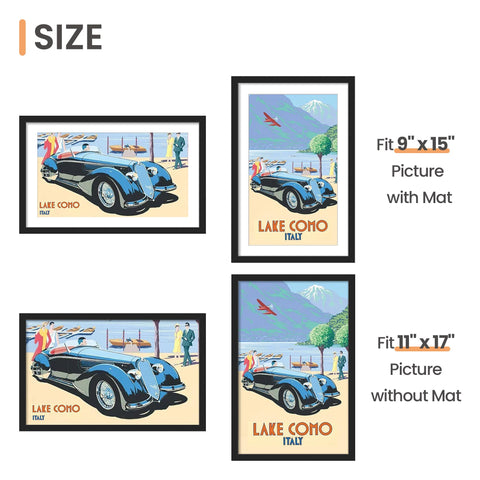 upsimples acrylic front protects photos from dust and fingerprints