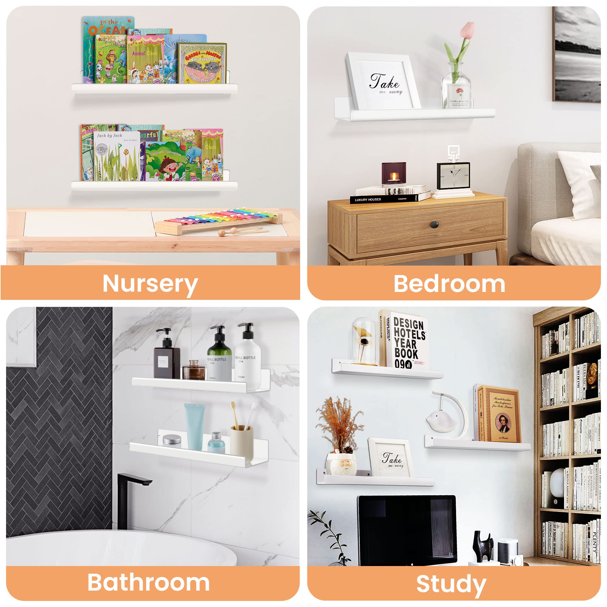 upsimples versatile shelves for bathroom bedroom or living room storage