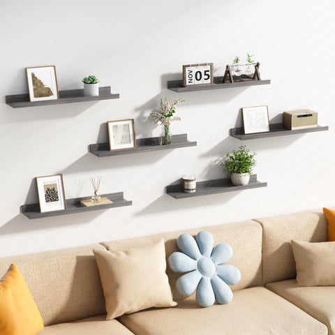Upsimples bathroom and kitchen wall shelves hold daily essentials neatly