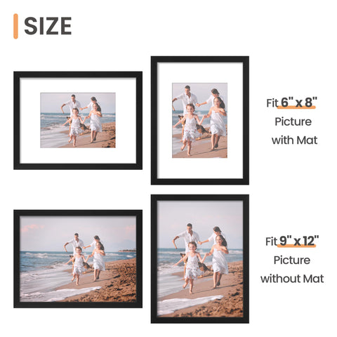 Upsimples black wall gallery frames complement living spaces.
