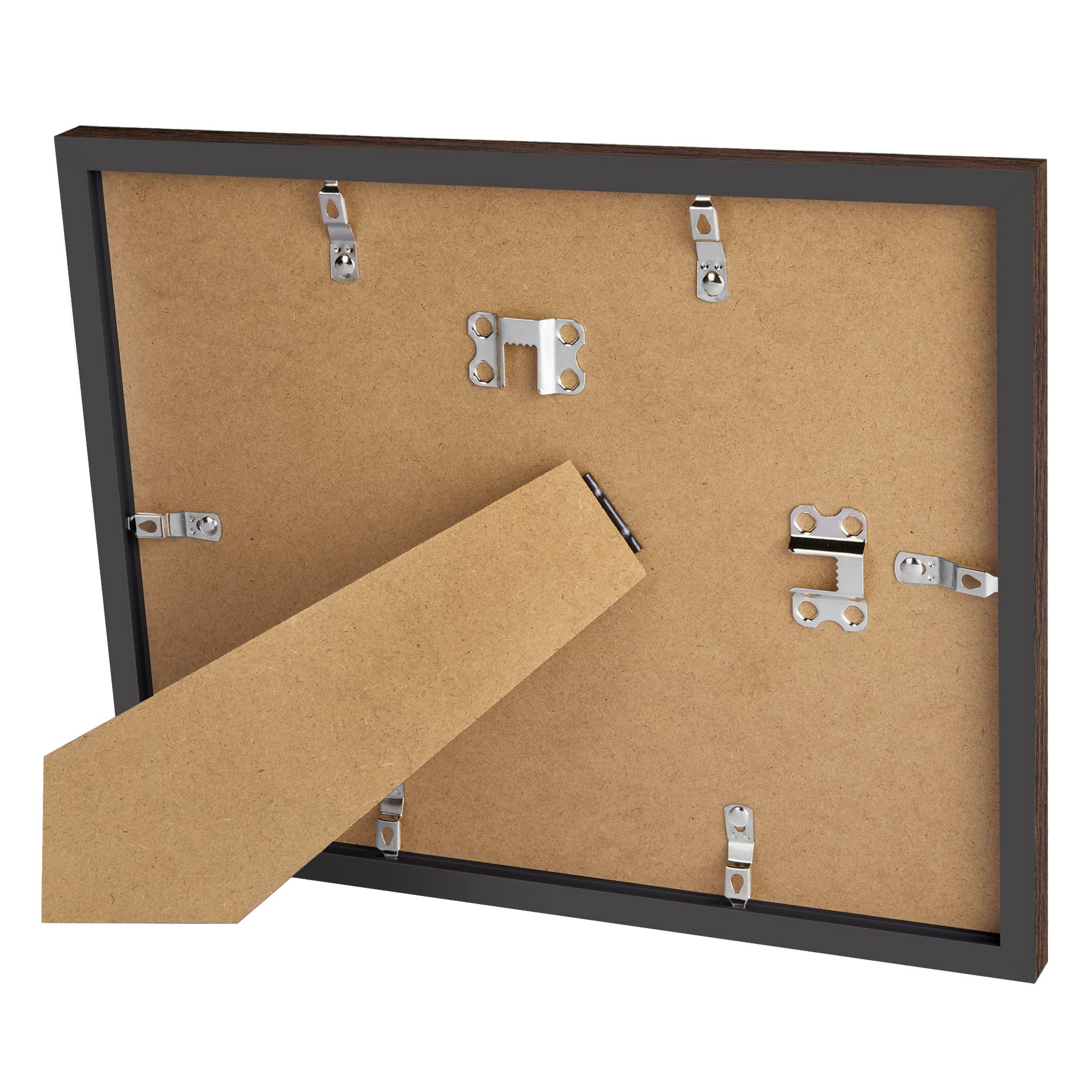 upsimples certificate frame brown 8.5x11 glass detail for crisp certificates