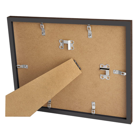 upsimples certificate frame brown 8.5x11 glass detail for crisp certificates