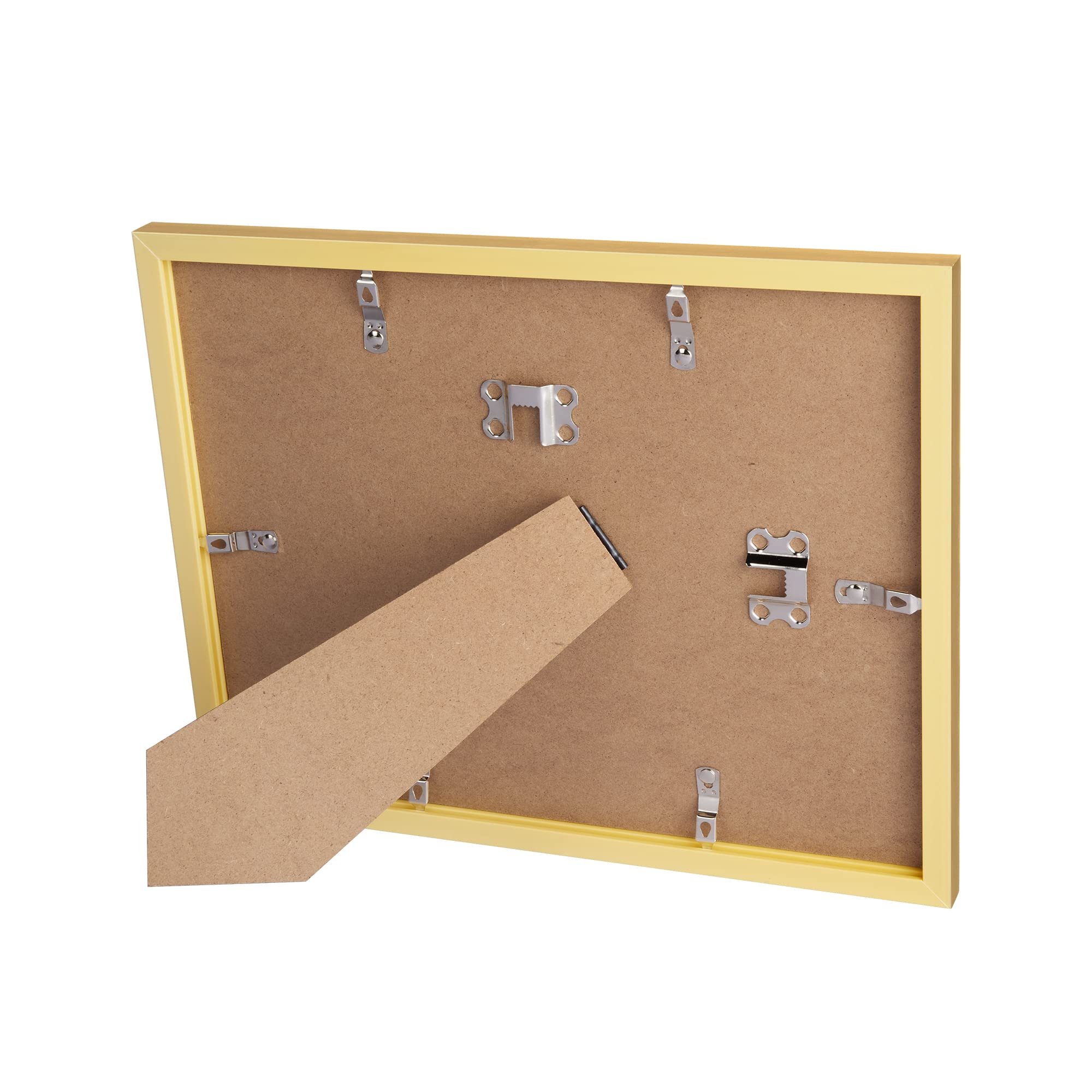 upsimples gold 8.5x11 desk display ready for tabletop showcasing