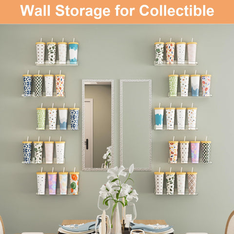upsimples clear shelves maximize display space in bedrooms or nurseries