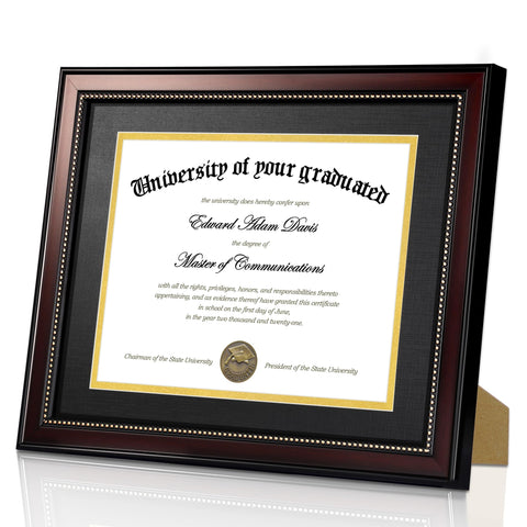 upsimples 8.5x11 certificate frame fits standard documents
