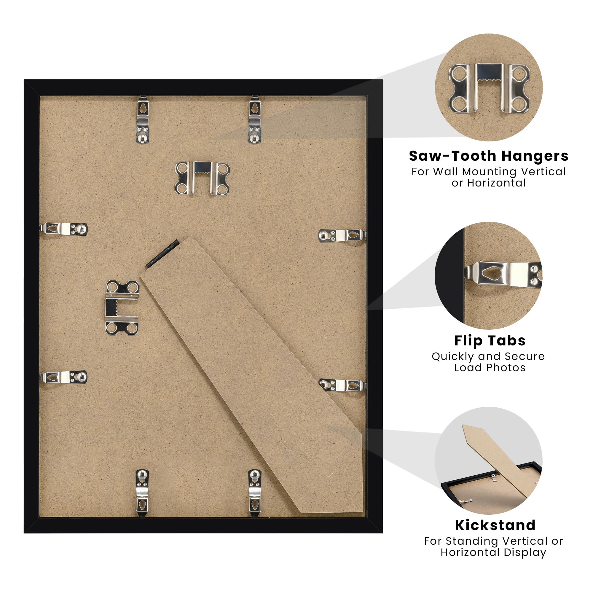 Clear protective cover on Upsimples diploma frame guarding against dust