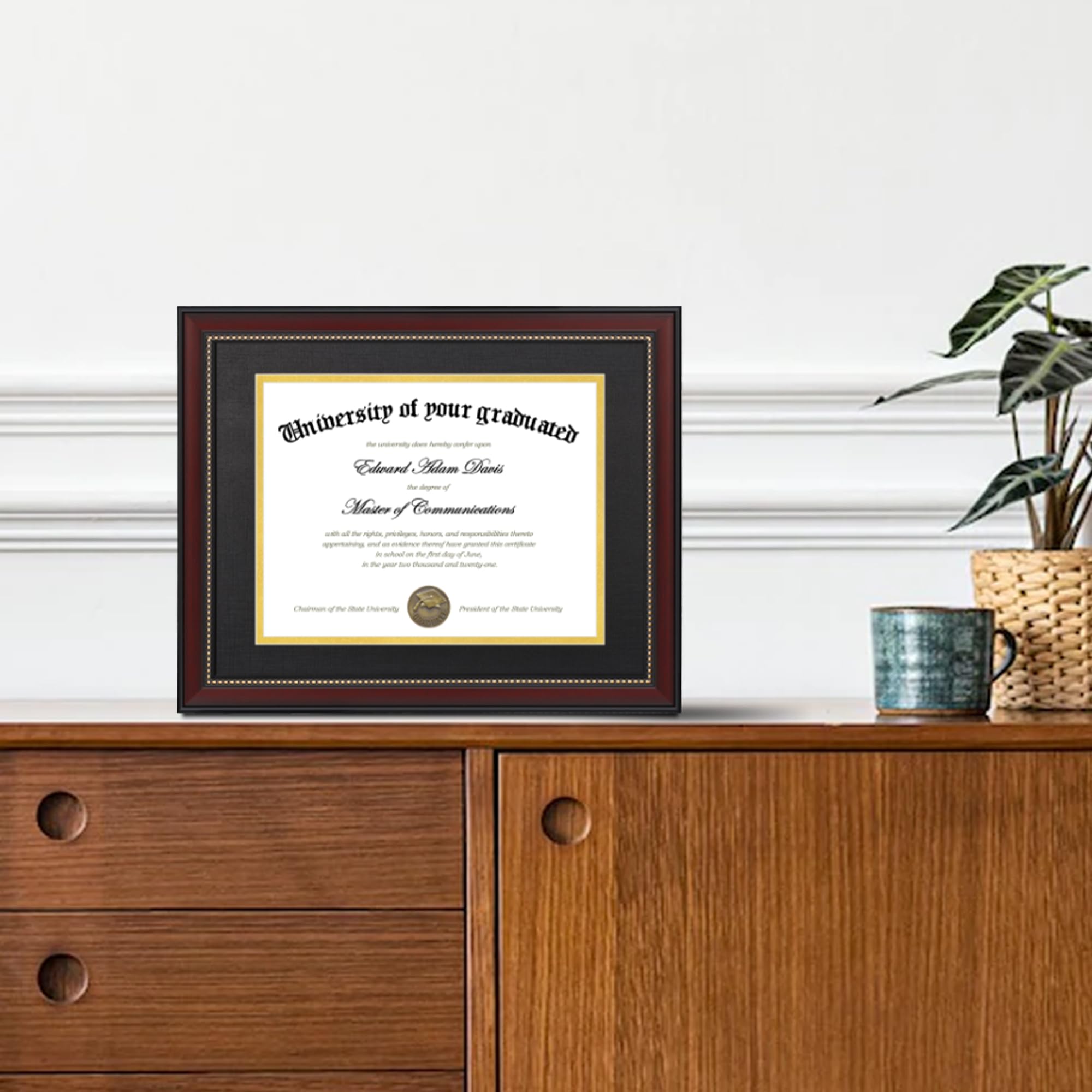 upsimples frame supports vertical or horizontal hanging