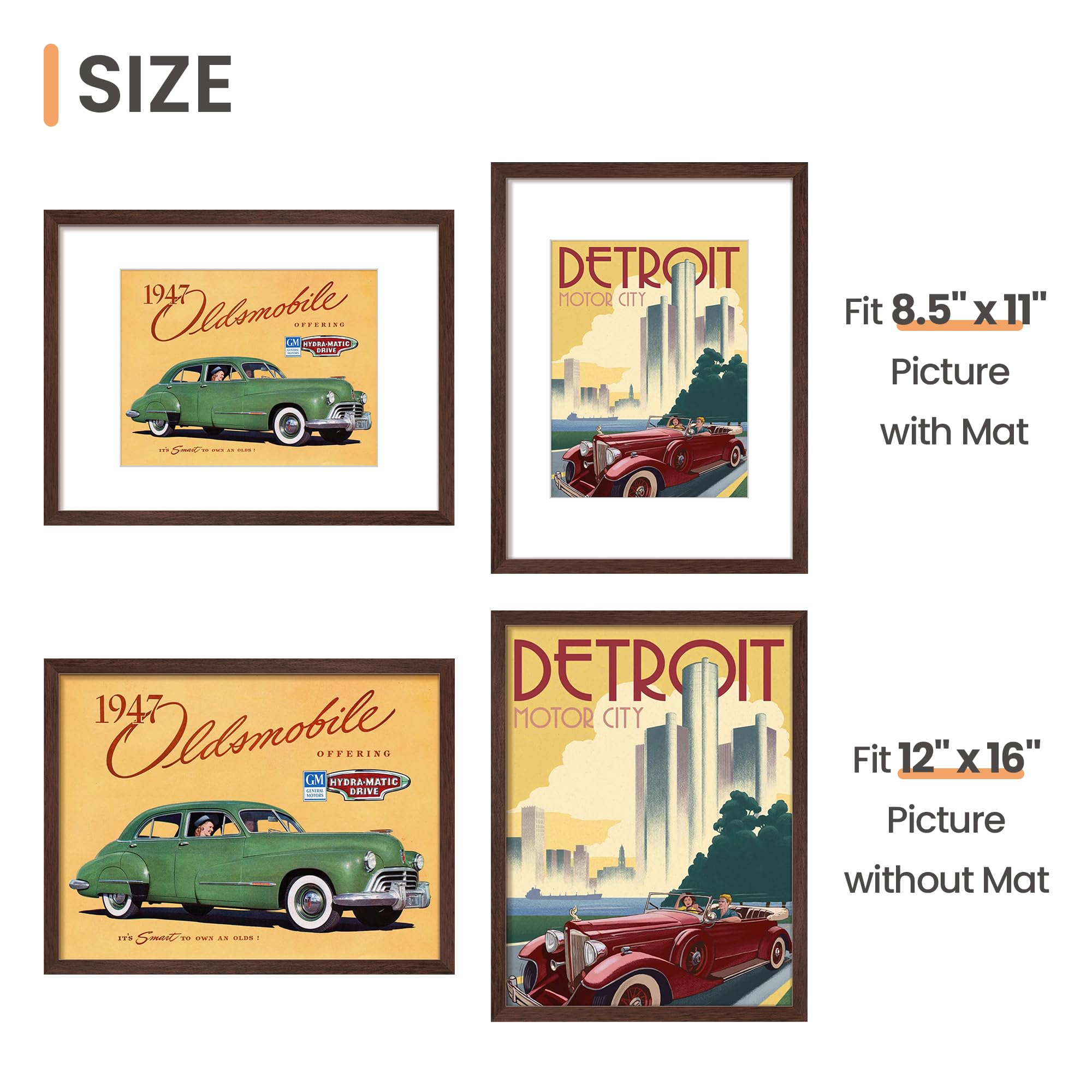 upsimples easy mount hanging layout for vertical or horizontal displays