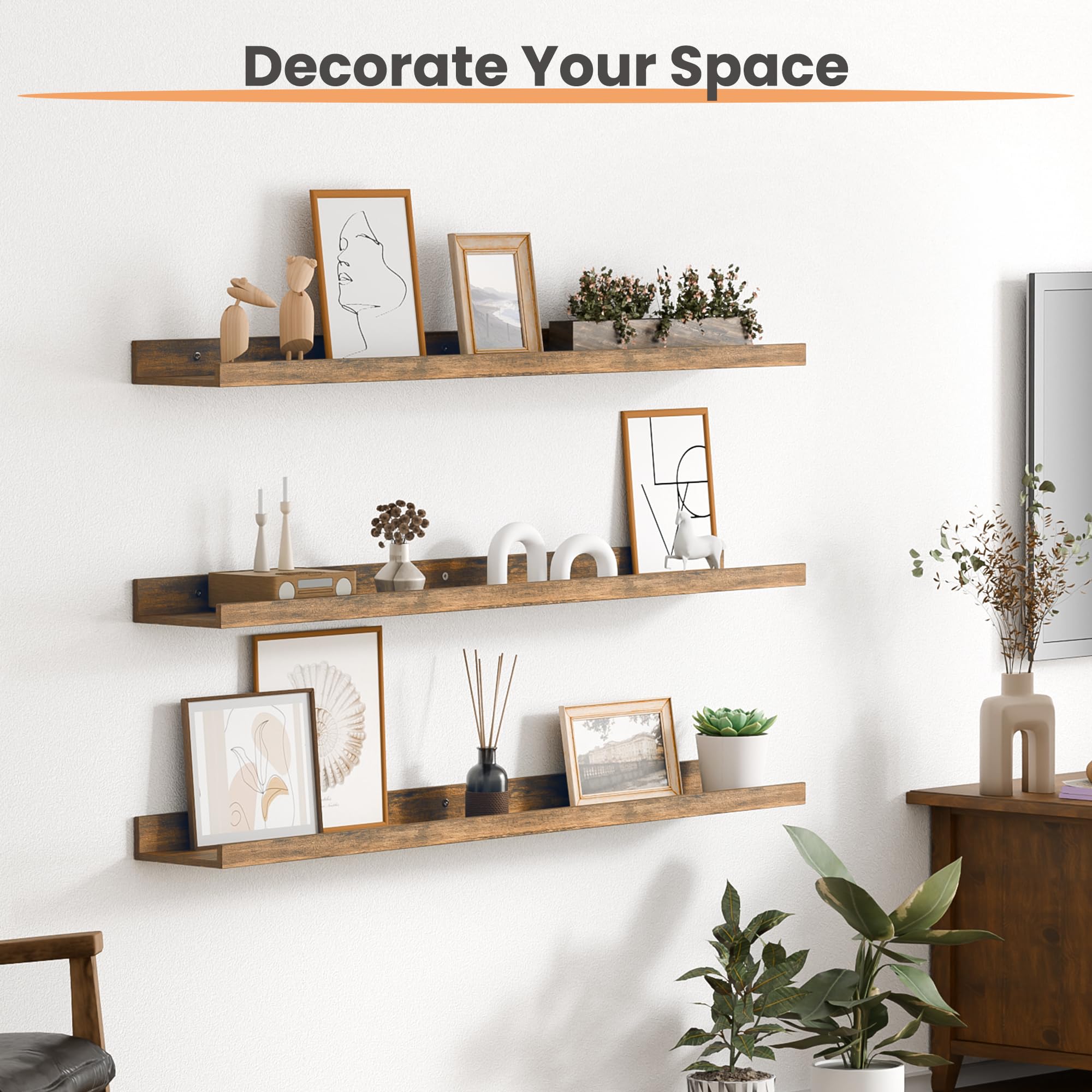 upsimples six-pack shelves with refined edges for bathroom display.