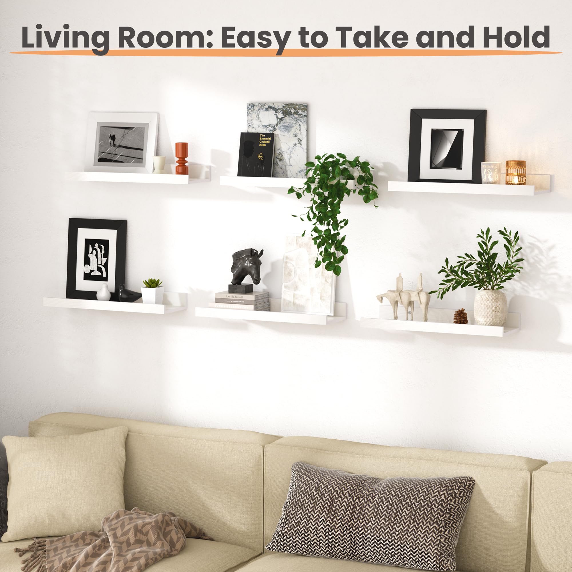 upsimples floating shelves bedroom decor calm organized bedside display