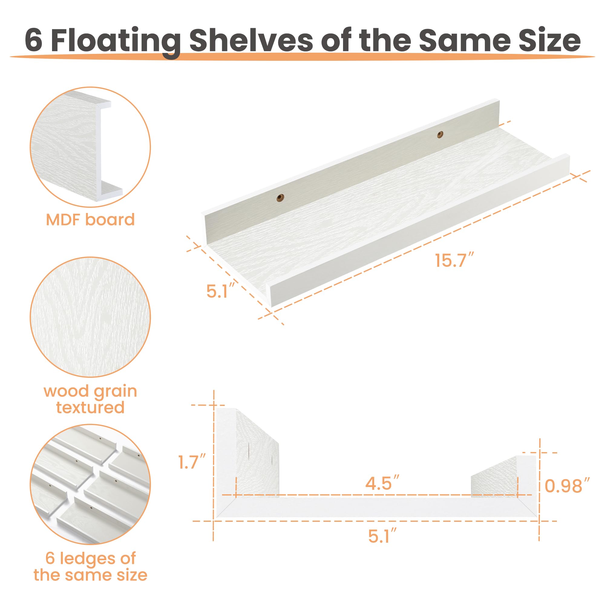upsimples floating shelves finely crafted edges sleek finish and secure display