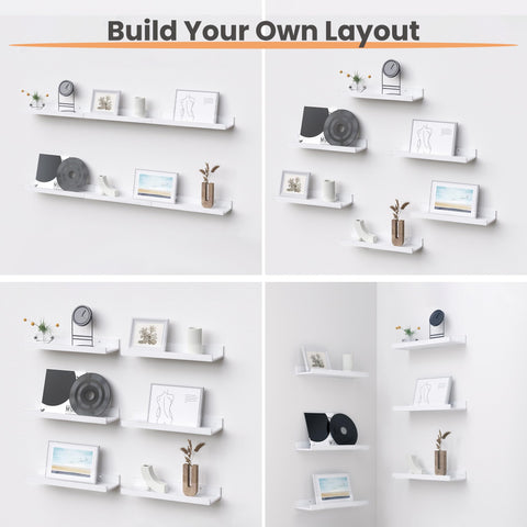 upsimples floating shelves six pack setup flexible configuration