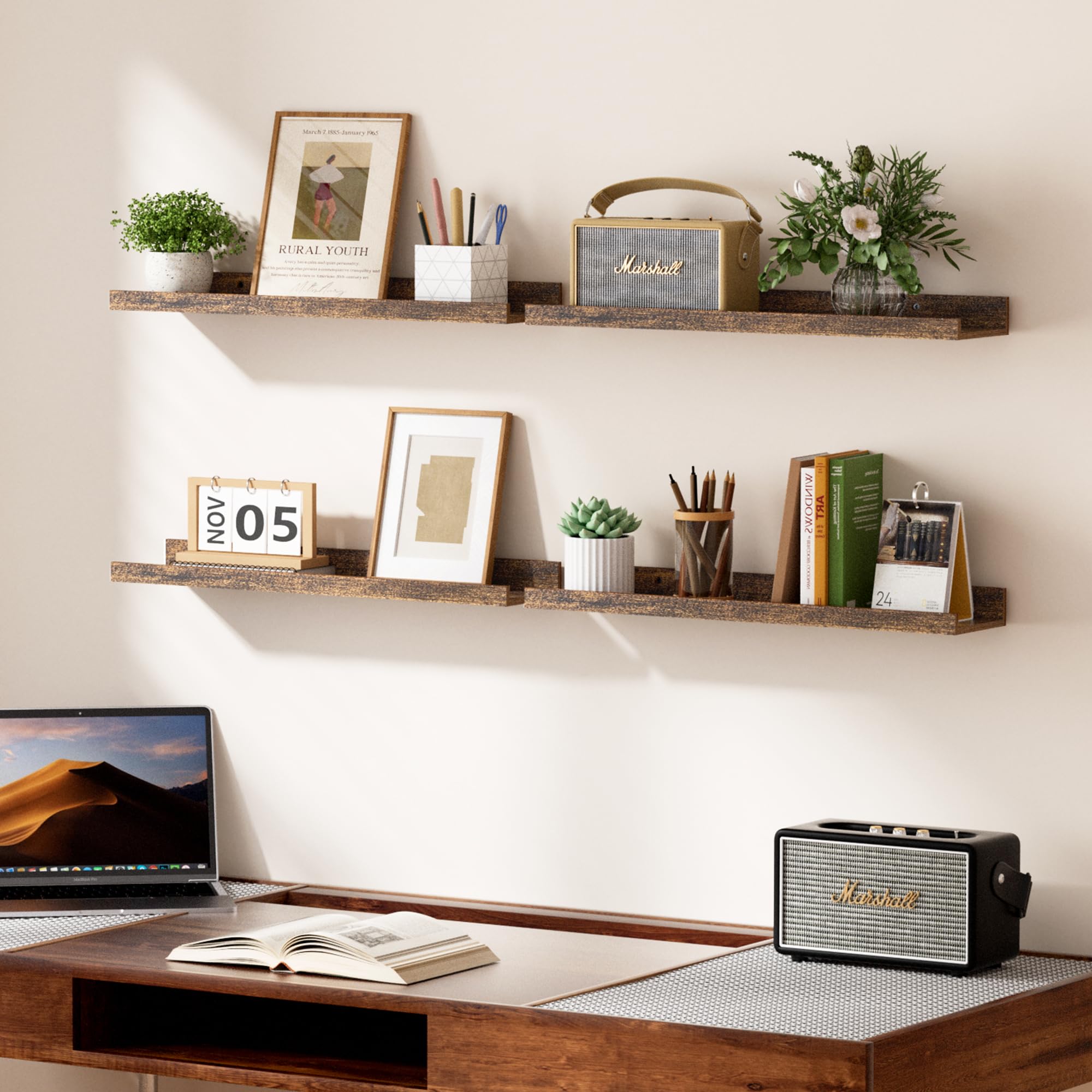 upsimples floating wall shelves bathroom organizer for toiletries and towels