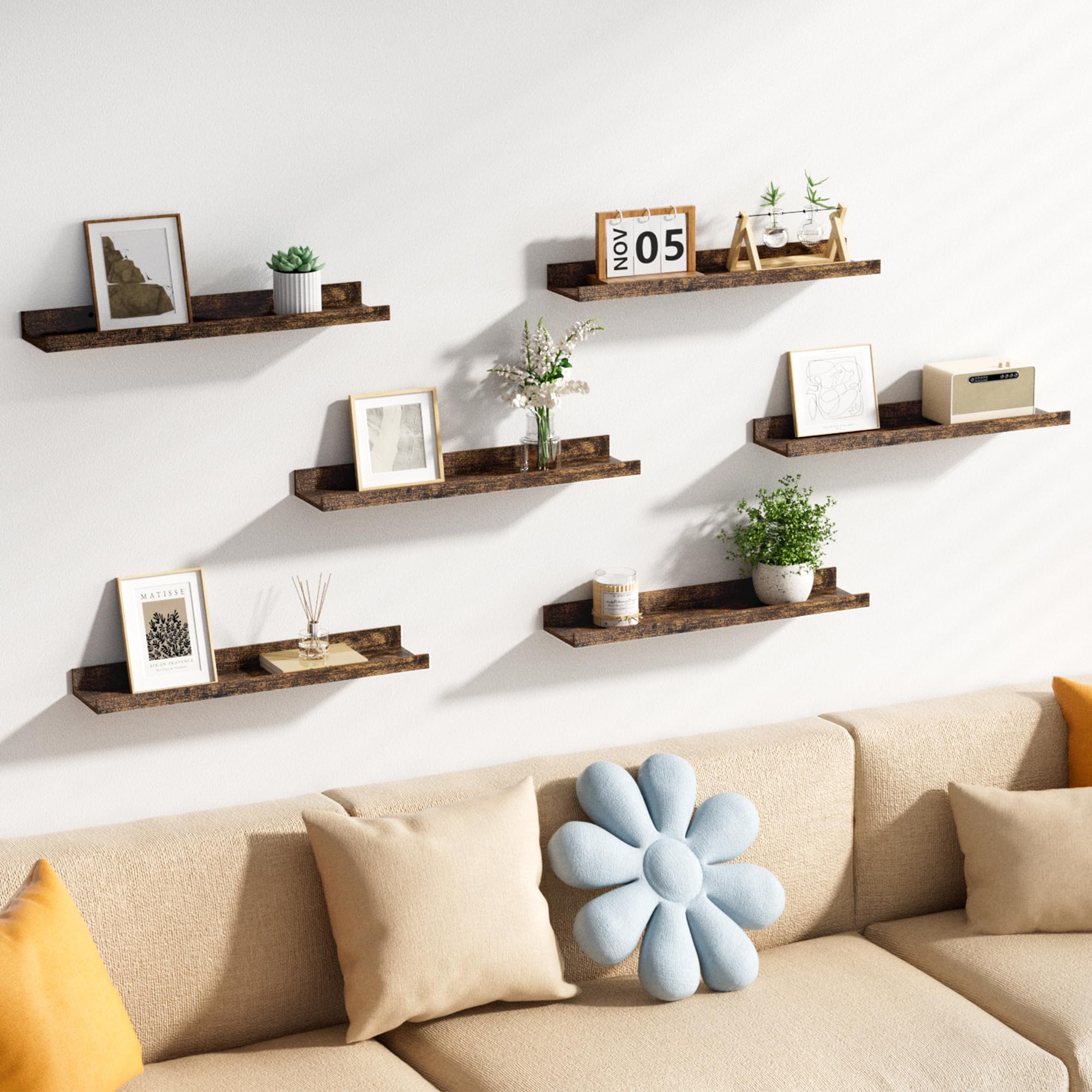 upsimples floating wall shelves kitchen storage for spices and essentials