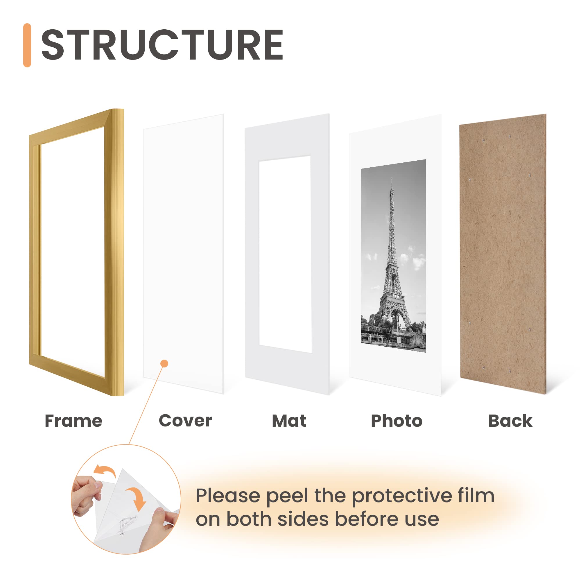 upsimples frames offer easy mounting for vertical or horizontal displays.