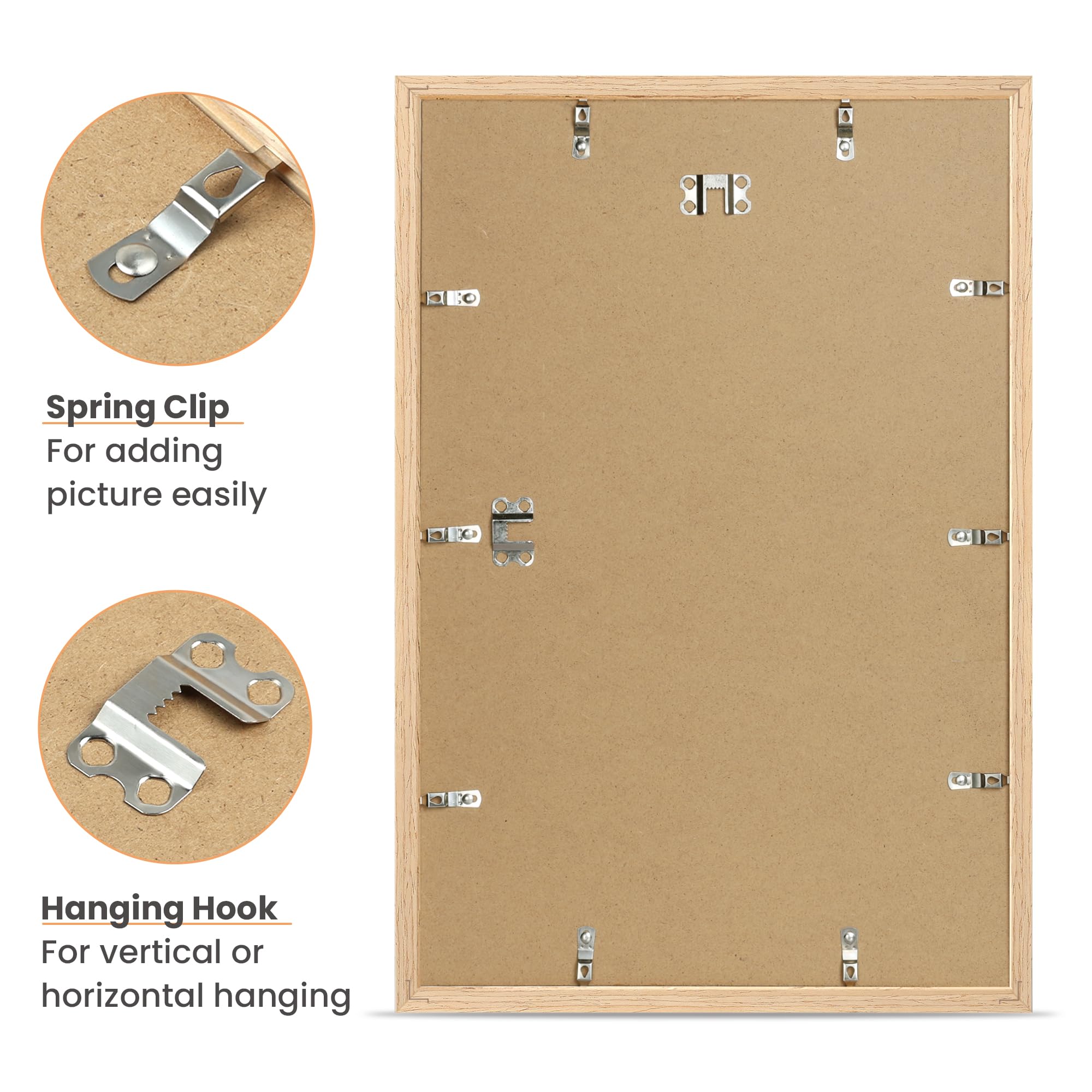 upsimples nursery decor frame in natural wood adds soft warmth.