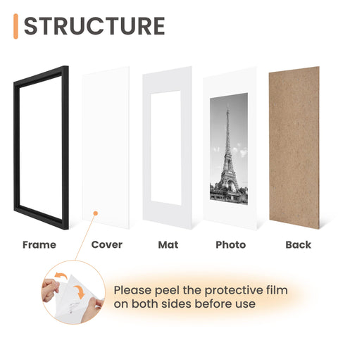 upsimples frame opening inset showing secure photo placement