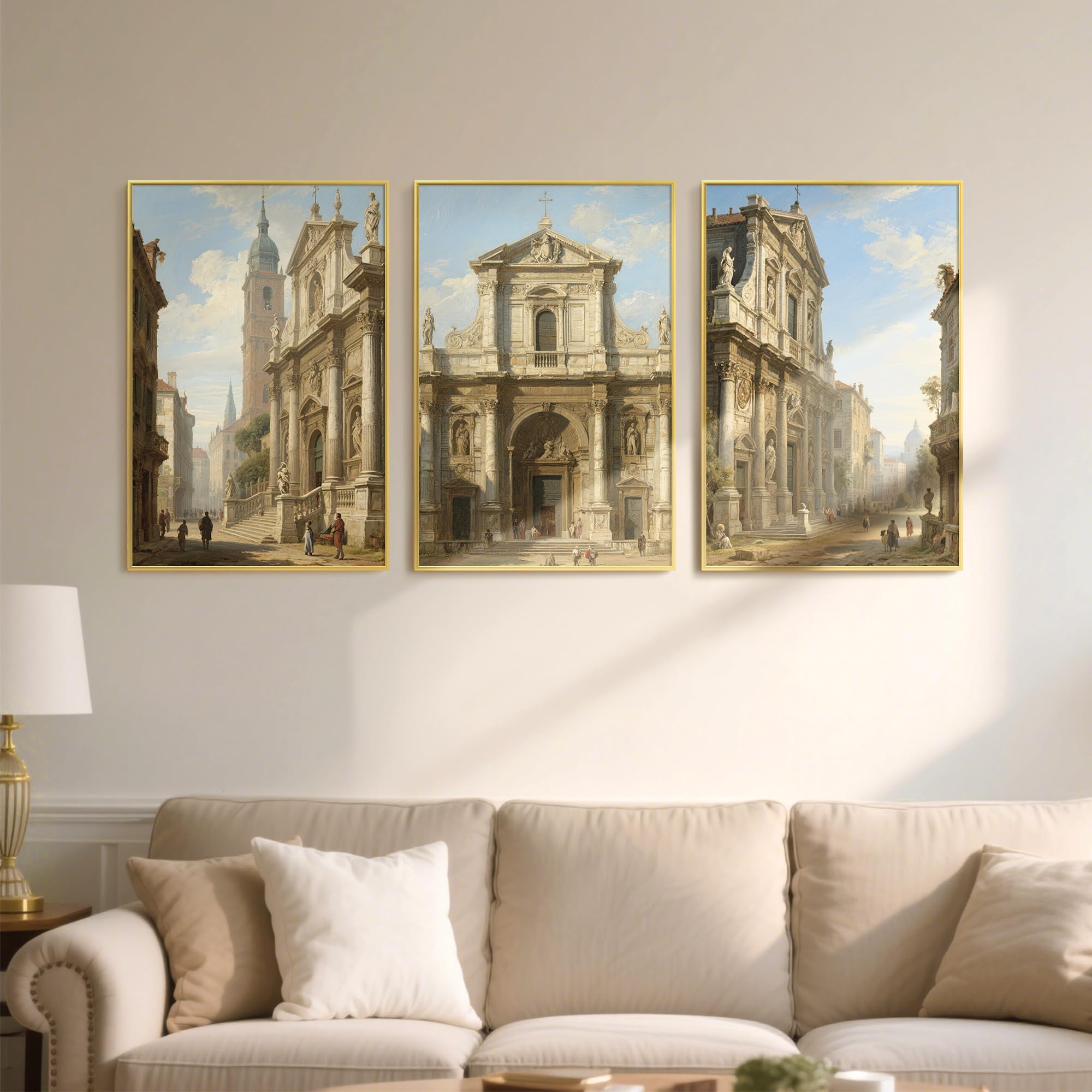 upsimples frame strips for easy slide-in assembly of large posters.