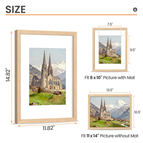 Upsimples frame without mat highlights your image with a clean look.
