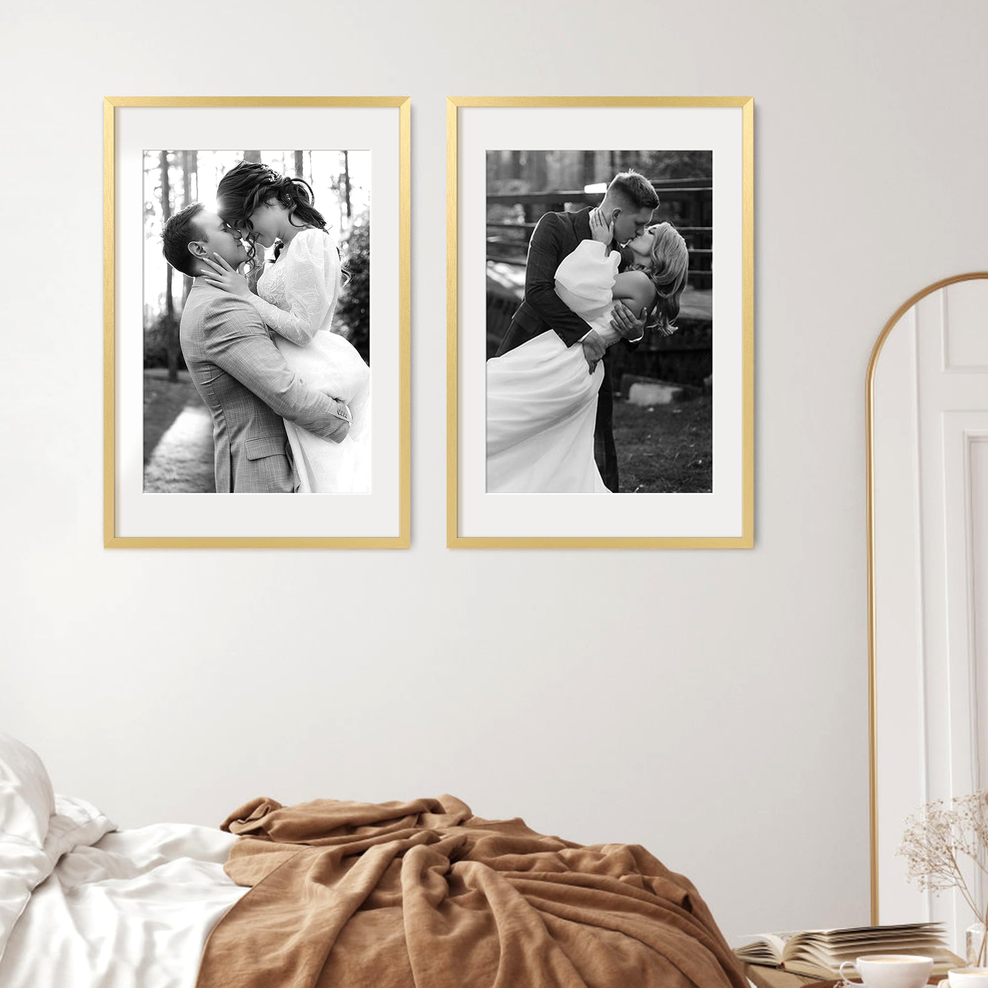 upsimples gold 20x30 frame back with easy-mount backing.