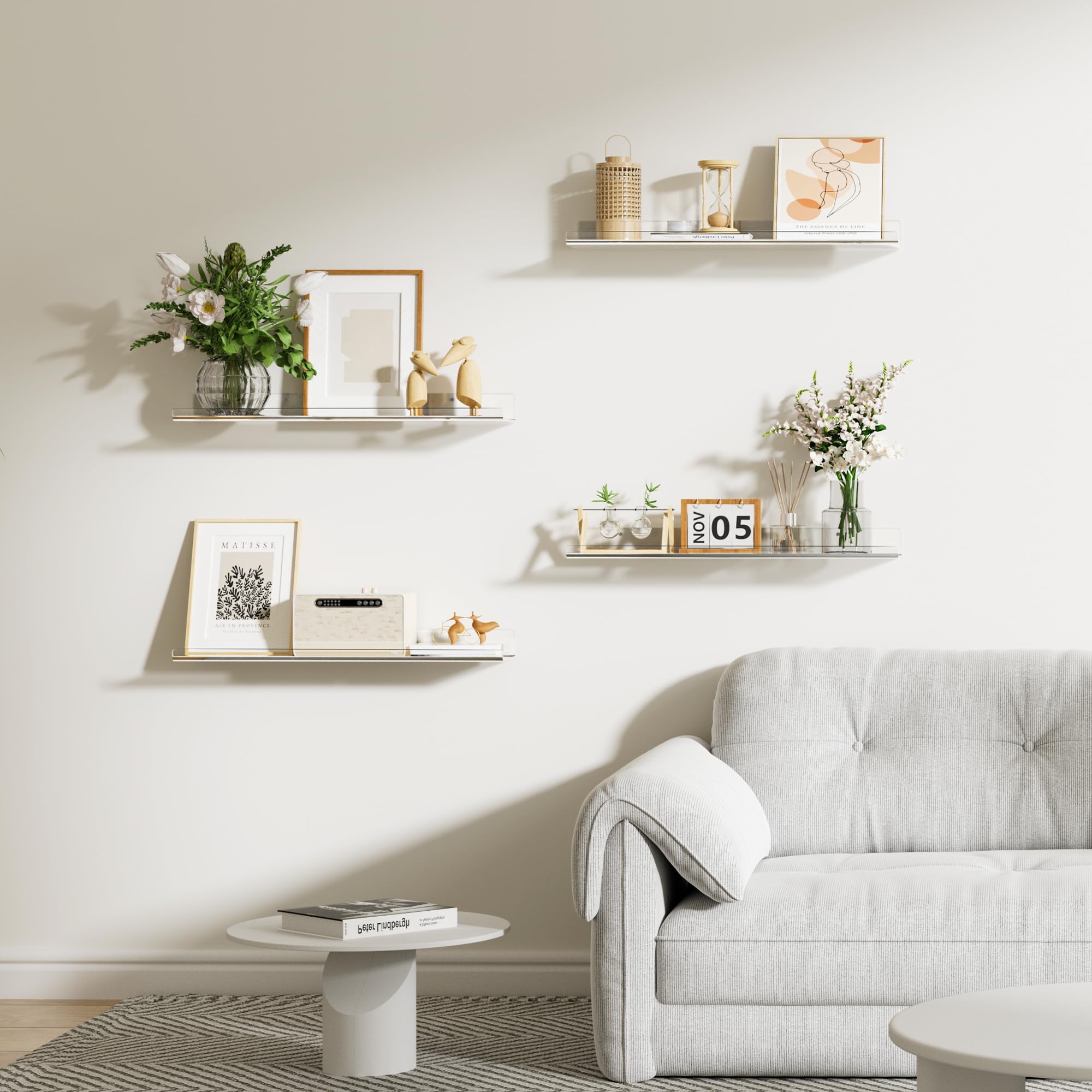 Upsimples included mounting hardware simplifies wall installation.