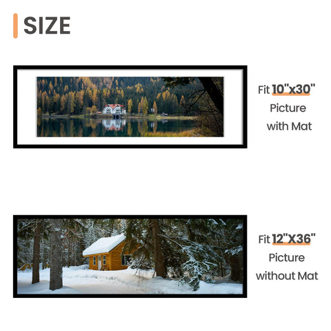 upsimples picture frame shown hanging horizontally for wall decor versatility