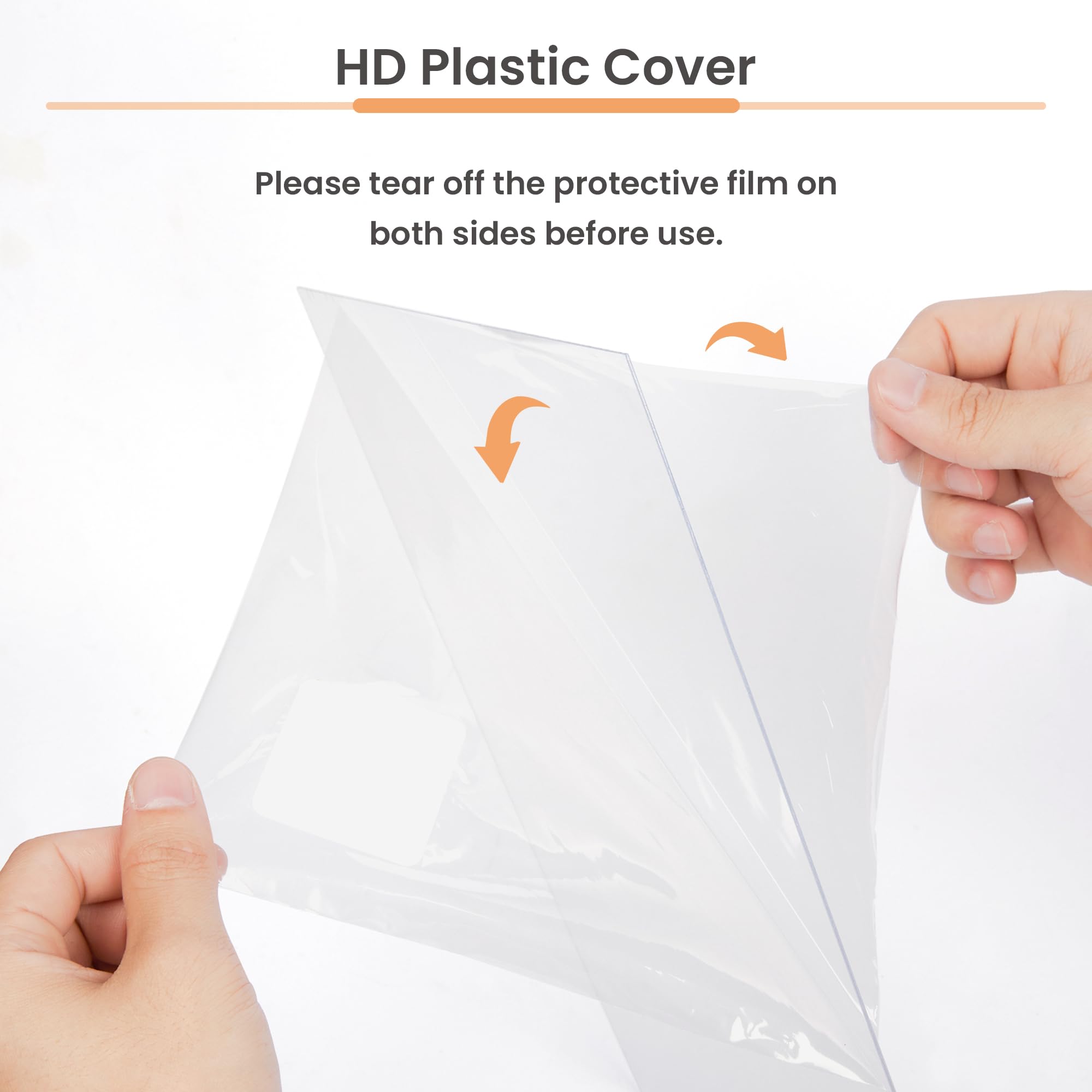 upsimples MDF frame with protective layer to prevent dust during display